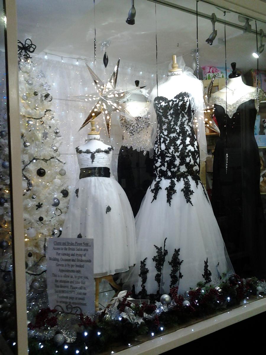 Beautiful Bridal Boutique Christmas Window Displays - Business - Bridal  Buyer