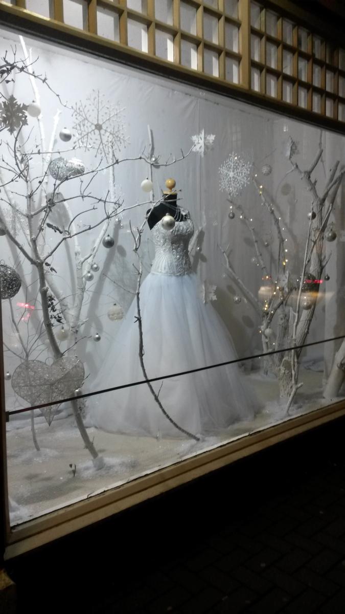 Beautiful Bridal Boutique Christmas Window Displays - Business - Bridal  Buyer