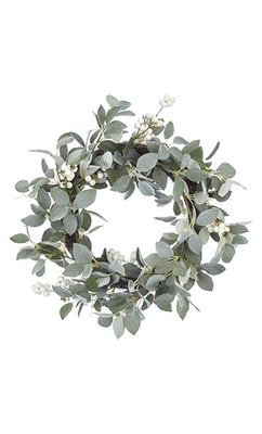 Snowy Eucalyptus Wreath - John Lewis