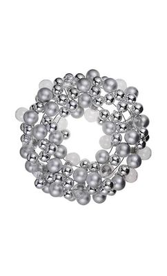 Silver Bauble Wreath - Next