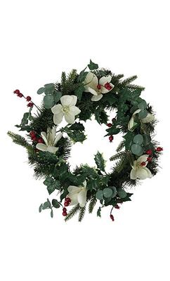 White Floral Wreath - Marks & Spencer