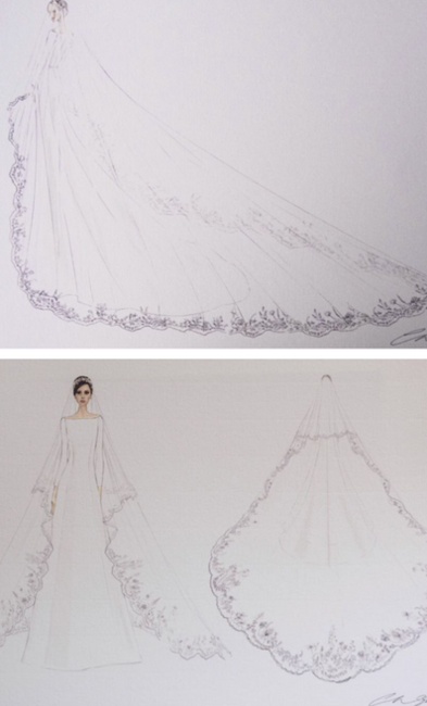 Two Ways Of Arranging The Bridal Veil Drawing by Mary Evans Picture Library  - Fine Art America