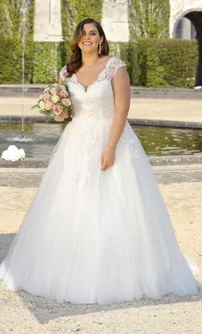 ladybird plus size wedding dress