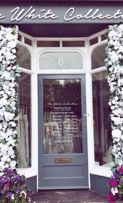 Summer Window Display by The White Collection 