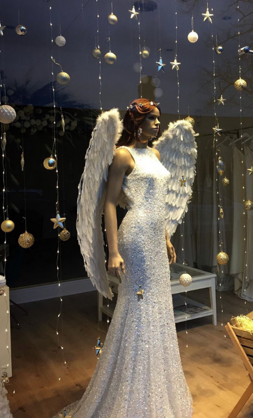 Beautiful Bridal Boutique Christmas Window Displays - Business - Bridal  Buyer