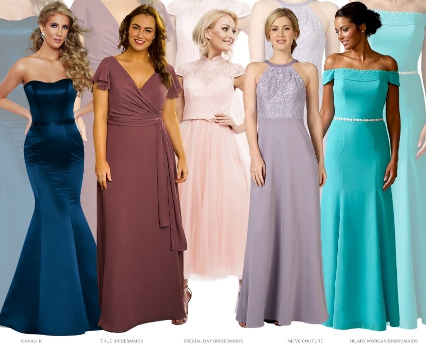 Latest Crepe Material Gown Styles 2021  Materials gown style, Latest  bridesmaid dresses, Bridesmaid dress styles