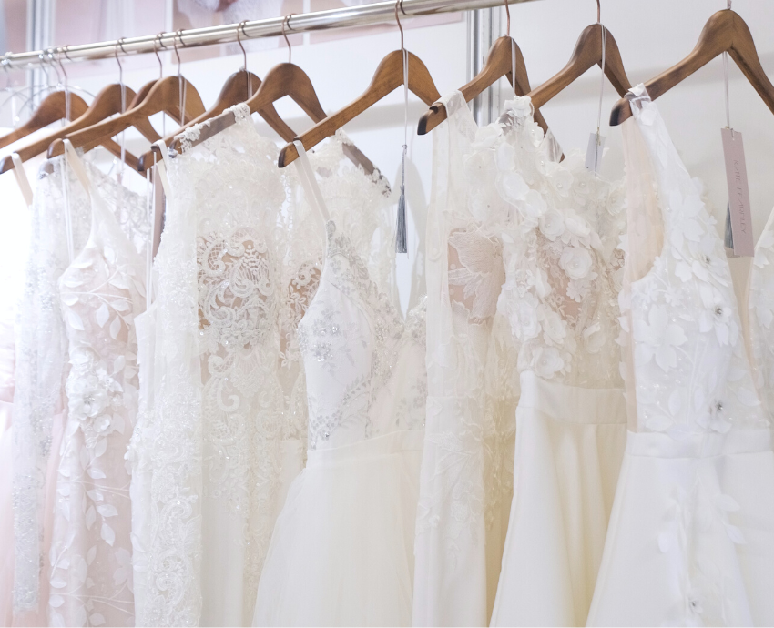 Displaying your dresses with Dotty Bridal Business Bridal Buyer