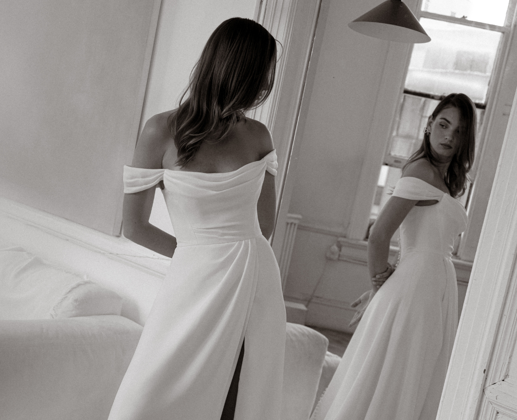 Discover the Bridgitte gown, a Savannah Miller Wedding Dress from the Resonance Collection