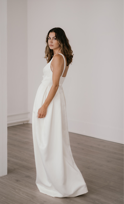 Farah is crafted in double faced satin