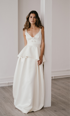 The Lila Peplum adds extra volume and detail to Farah