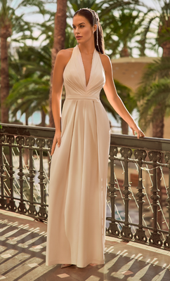 Style 8380 is a contemporary wool jumpsuit 