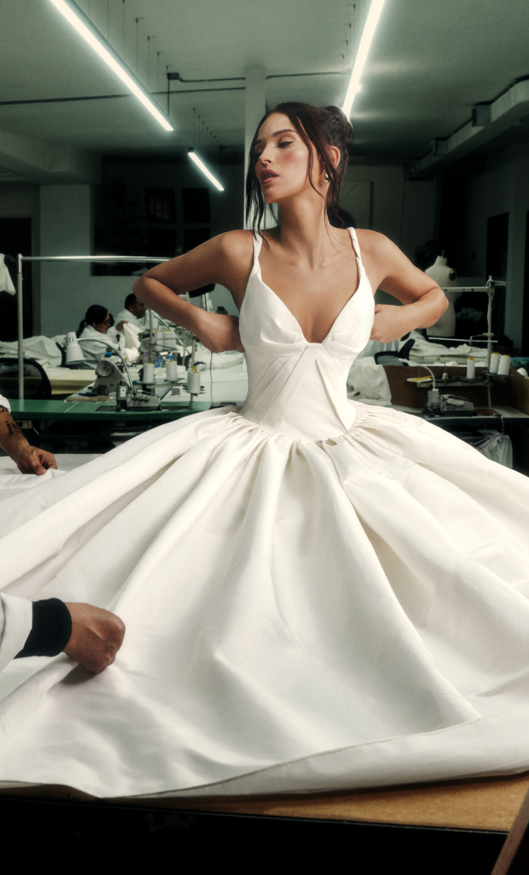 Arden offers princess-worthy volume in Silk faille