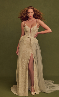 A peplum worth shouting about! IDAN