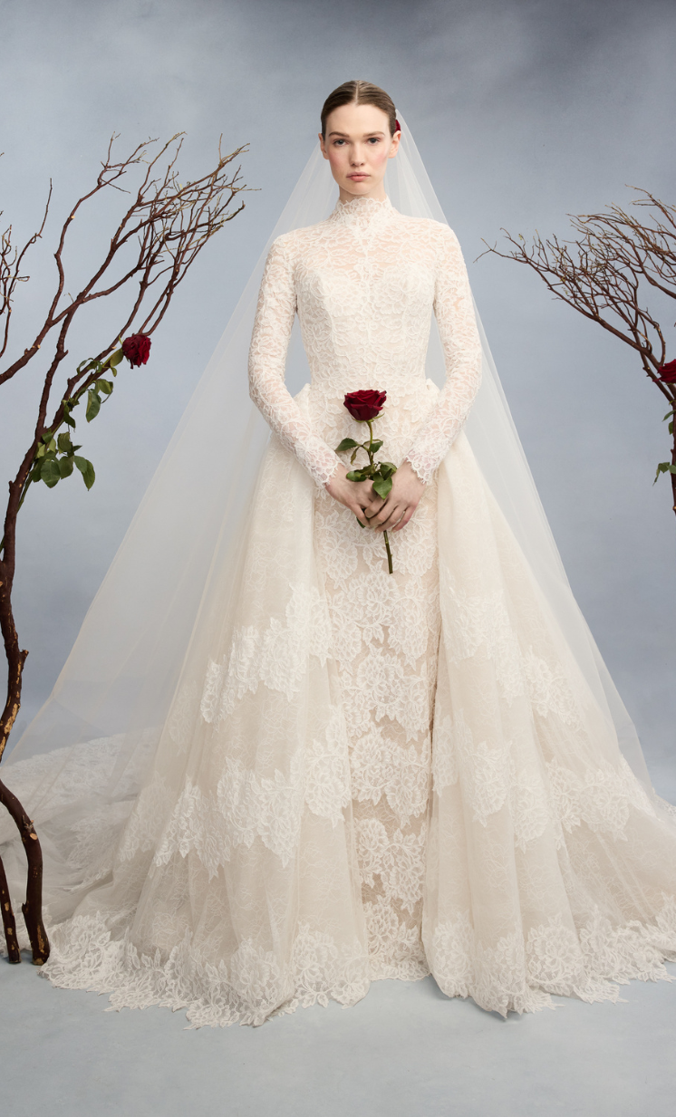 The Roses collection from Reem Acra is all about romance