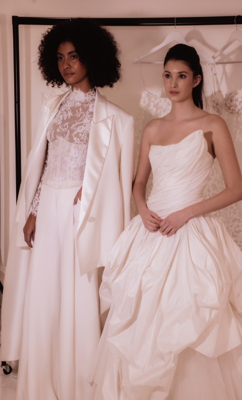 Precision tailoring and natural fibres lead every Cappellazzo Couture gown