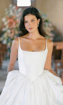 7. Square Neckline by Allure Bridals