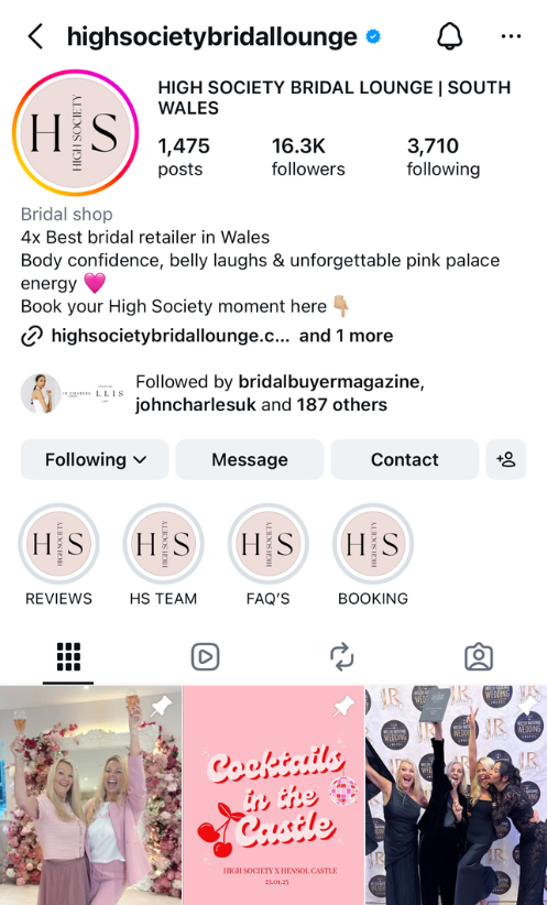 @highsocietybridallounge