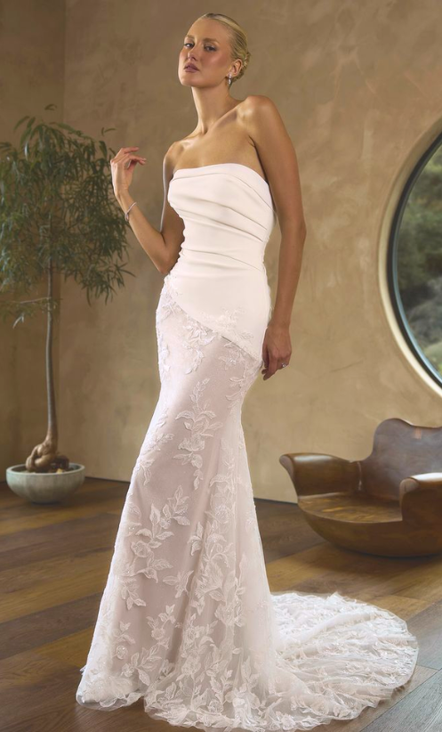 Angled Bodice: Ridley by Casablanca Angled Bodice: Ridley by Casablanca