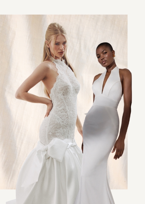 Style Notes: Halter Neck Wedding Dresses