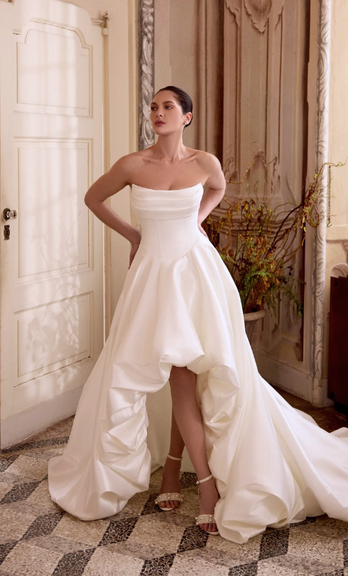 High-Low Hems: Lottie by Justin Alexander High-Low Hems: Lottie by Justin Alexander